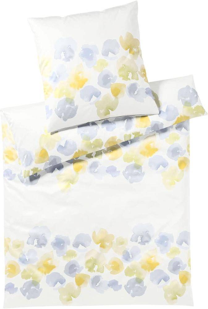 Elegante Jersey Bettwäsche Fluffy Zitrone 135 x 200 cm