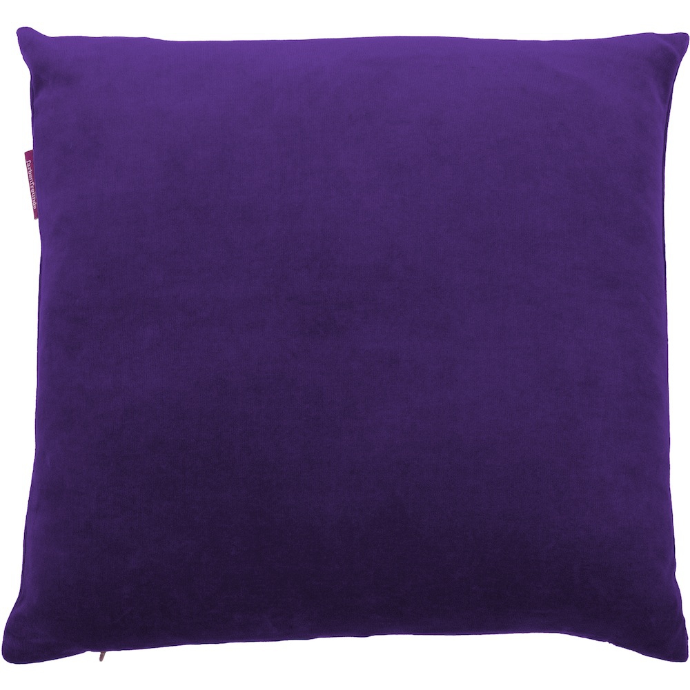 Farbenfreunde Kissenhülle Aubergine in 40 x 40 cm