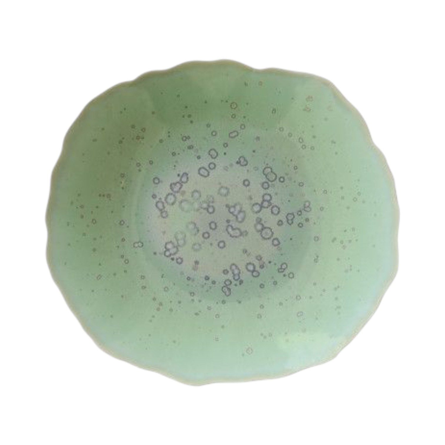 Jars Keramik Plume Fb.Vert Precieux Speiseteller XL