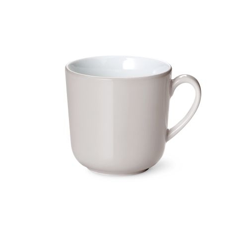 Dibbern Solid Color Becher mit Henkel 0,45 l pearl