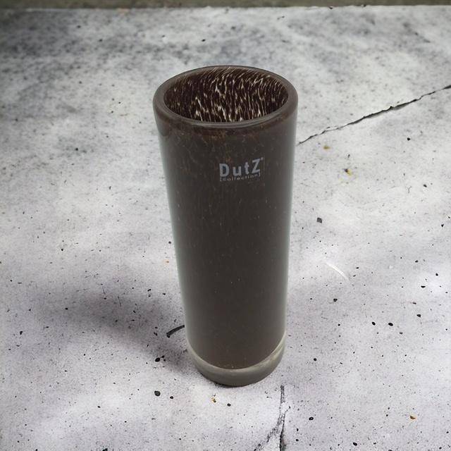 DutZ Vase - Cylinder Brown 18 cm