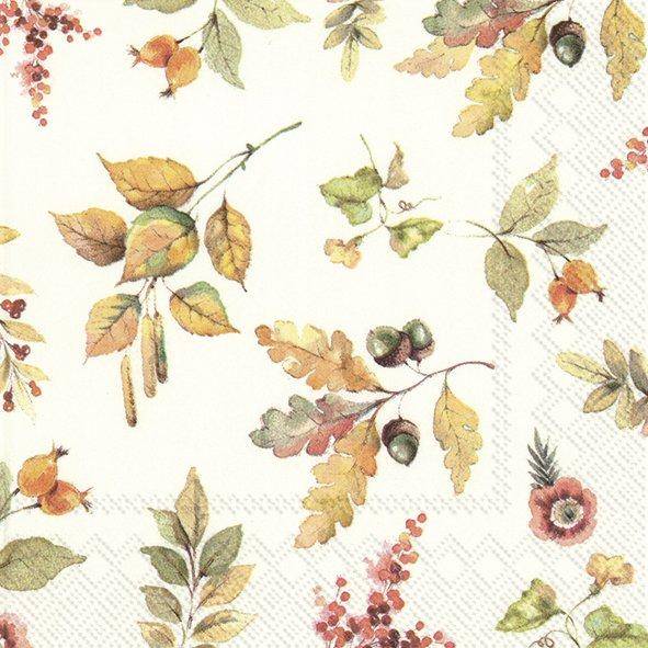 Ihr Cocktail Serviette Pumpkin Love Cream 25 x 25 cm