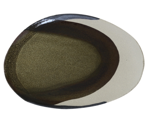 Jars Keramik Wabi Fb.Seidou kleine Platte 16 x 24 cm