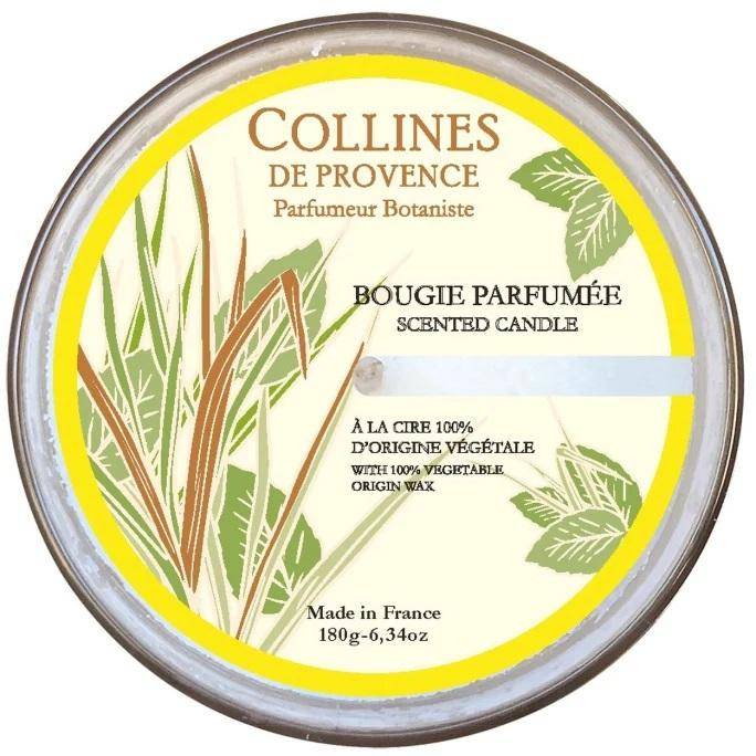 Von Collines De Provence - Duftkerze sommerzitronengras 180 g