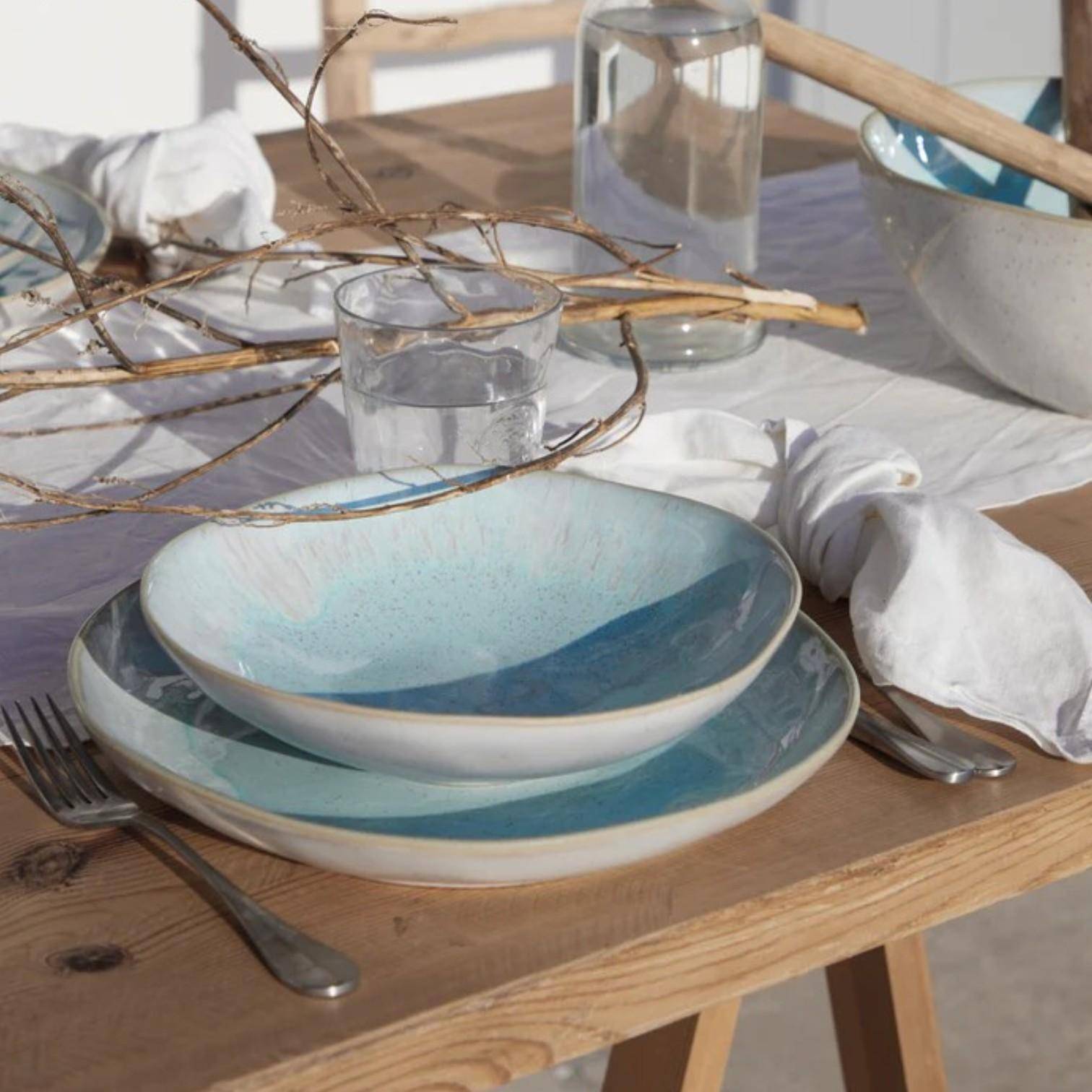 Casafina by COSTA NOVA Soup/Pasta Bowl Eivissa 23 cm Sea Blue