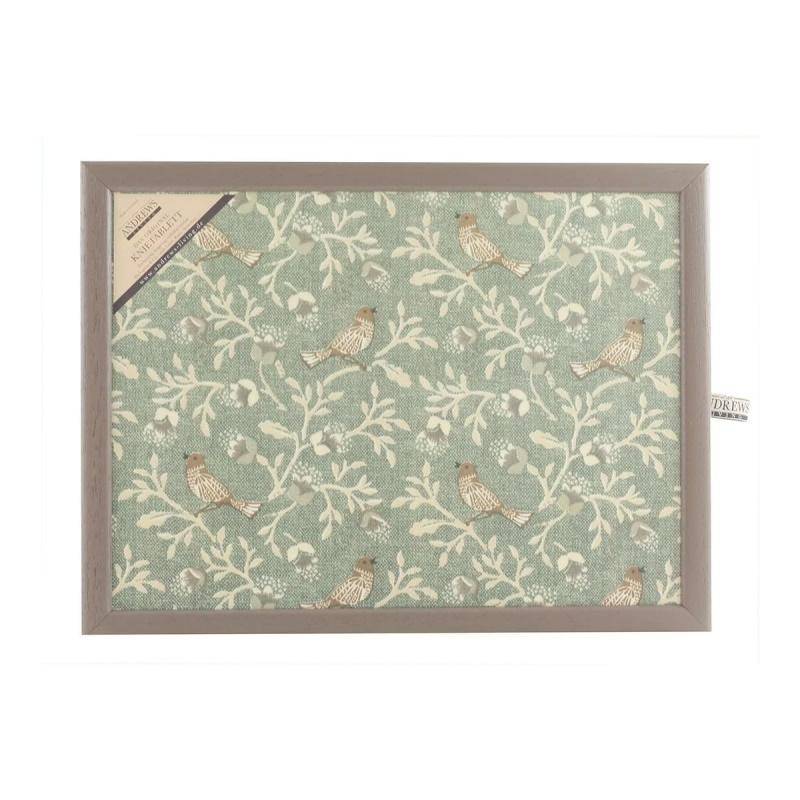 Andrews Living Knietablett mit Kissen Elegant Birdie