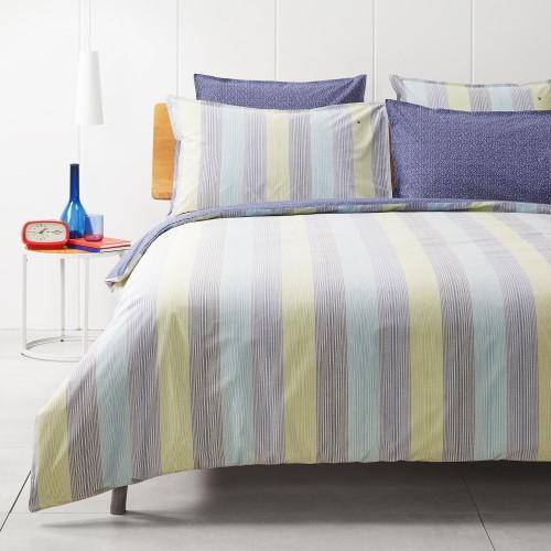 Tommy Hilfiger Kissenhülle zur Bettwäsche Outdoor Ice Blue 40 x 80 cm