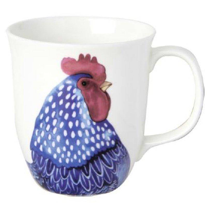 ihr Bone China Becher Blue Plumage