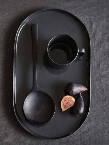 Marc O'Polo Moments Servierplatte Anthracite 40 x 24,5 cm