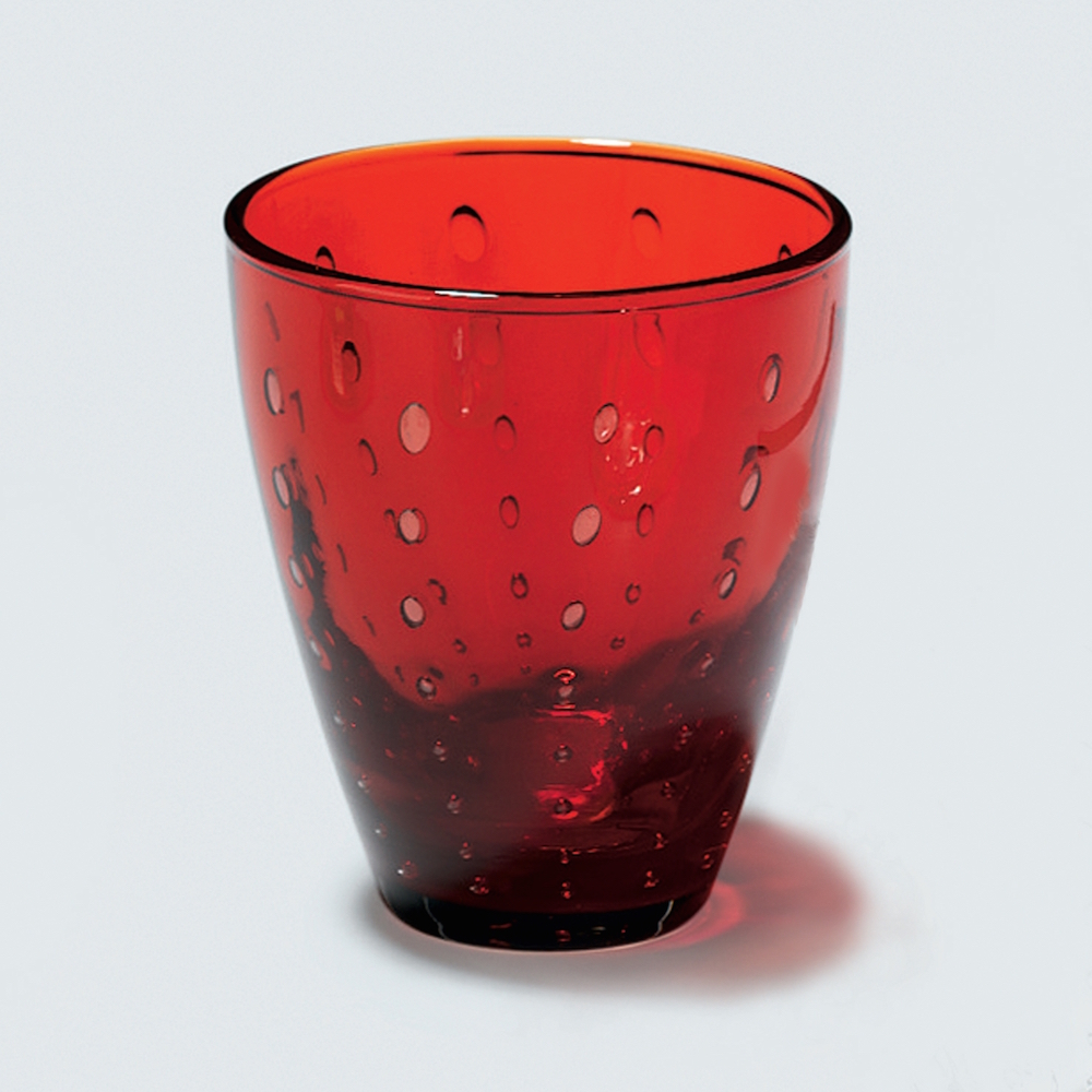 Lambert Odile Glas mit Tropfen rot