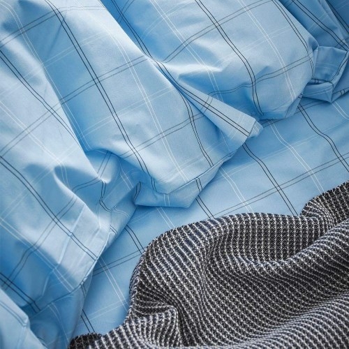 Marc O'Polo Kissenhülle zur Bettwäsche Tolva Soft Blue 80 x 80 cm