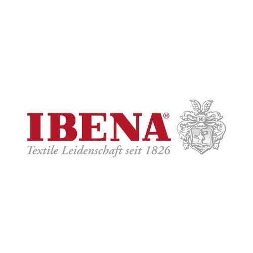 im natur Ibena - Decke Ruhige Jacquard Ordino Sandtöne Streifenlook