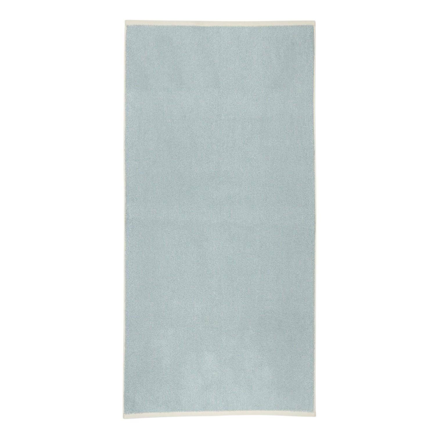 MARC O’POLO Timeless Duschtuch Aquamarine 70x140 cm aus saugstarkem Baumwoll-Frottee mit glatter Optik
