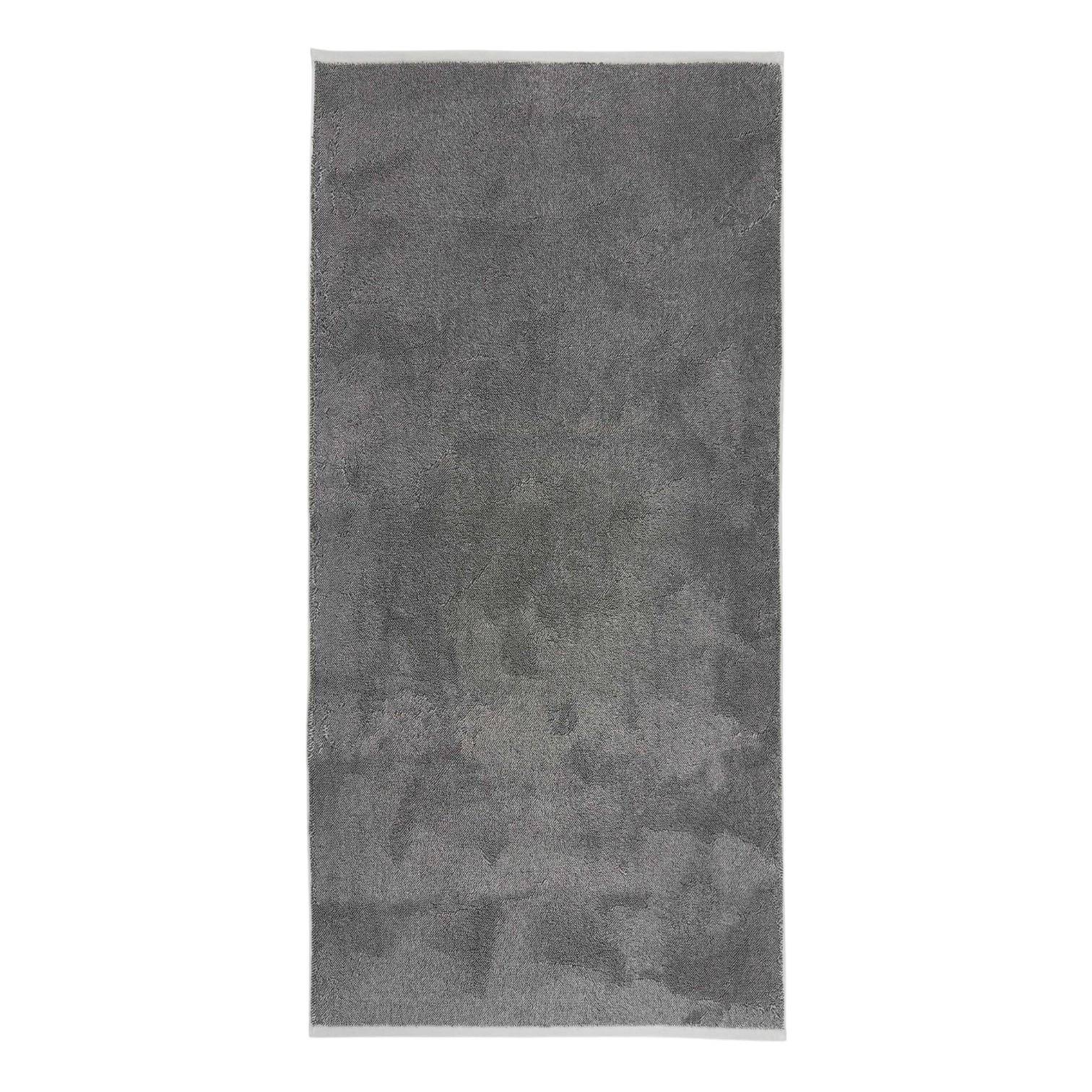 MARC O’POLO Timeless Duschtuch Anthracite 70x140 cm aus saugstarkem Baumwoll-Frottee in elegantem Dunkelgrau
