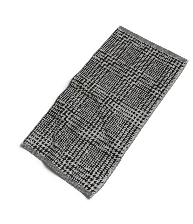 Möve Frottiertuchserie Brooklyn Glencheck Nature-Black Duschtuch 80 x 150 cm