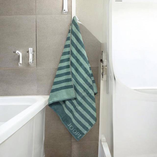 JOOP! Frottiertuchserie Classic Stripes 1610 Duschtuch Jade