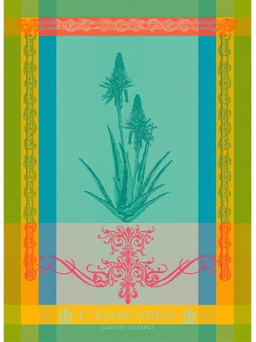 Garnier Thiebaut Geschirrtuch - Aloe Vera Vert