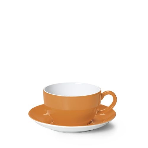 Dibbern Solid Color Kaffeetasse orange (Untertasse)