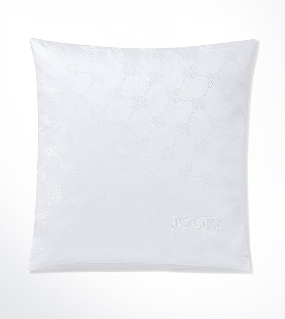 Joop! Kissenhülle zur Bettwäsche Cornflower Weiß 40 x 40 cm