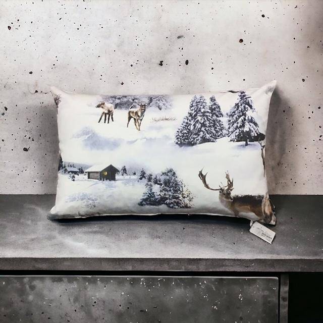 Steen Design Kissenhülle Winterlandschaft 60 x 40 cm
