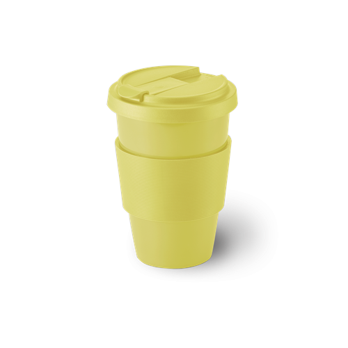 Dibbern Solid Color Coffee To Go Becher 0,35l in Zitrone (Auslauffarbe)