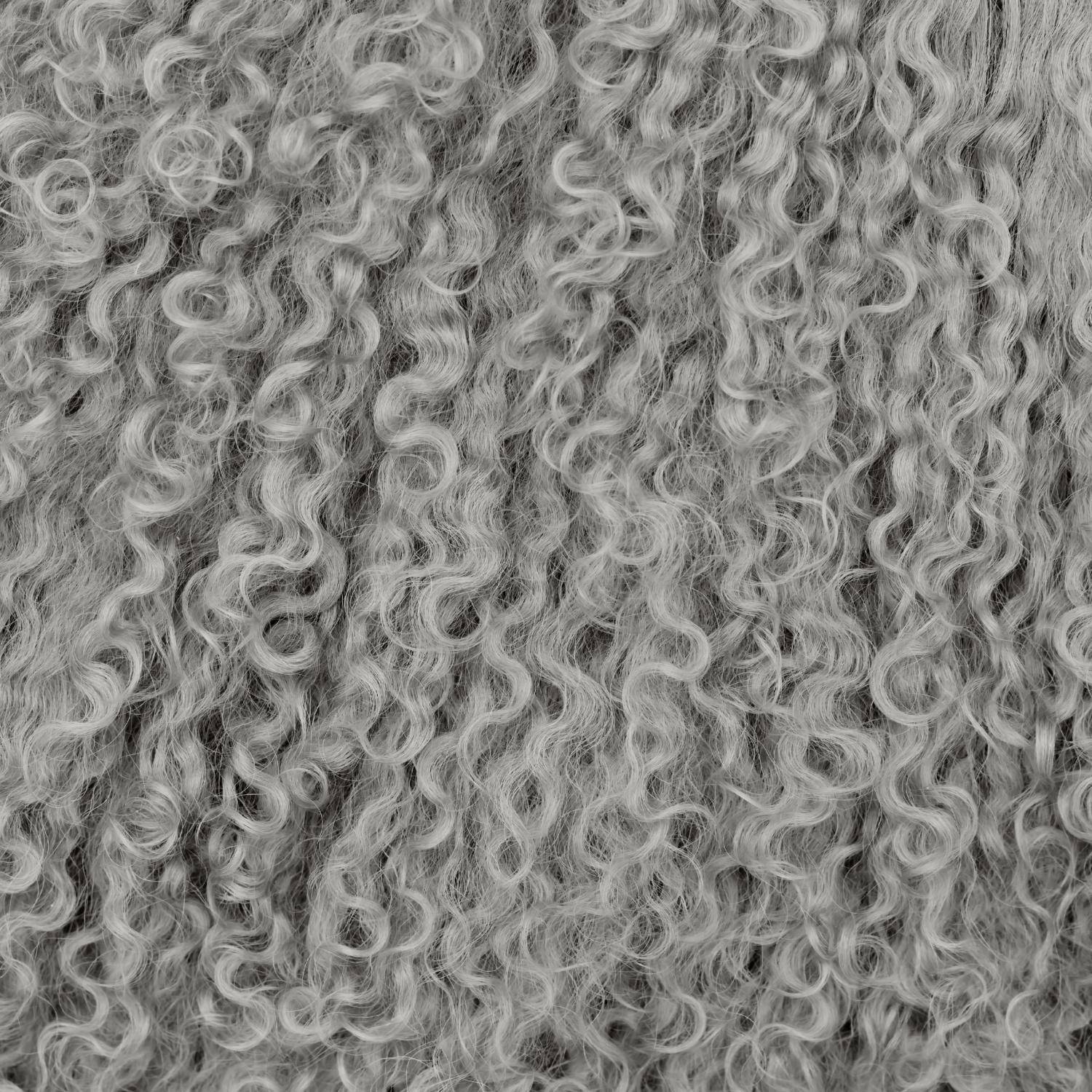 Skinnwille Tibetlammfell Shansi Steel 55 x 95 cm
