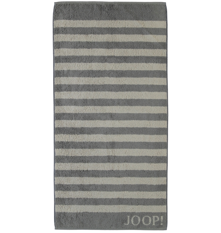 Joop! Frottiertuchserie Classic Stripes 1610 Saunatuch Graphit