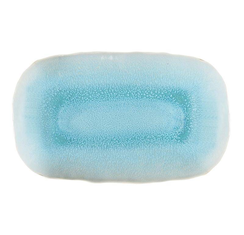 Jars Keramik Plume Fb.Atoll Servierplatte 40 x 25 cm