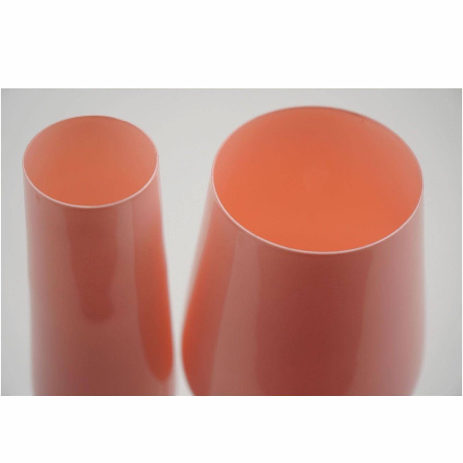 Rosa Colorato Weinglas Detail Kristallglas