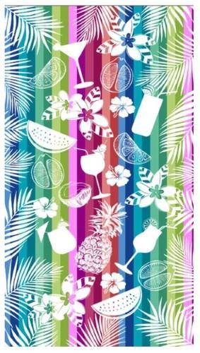 Garnier Thiebaut Strandtuch Tropic Neon 100 x 180 cm