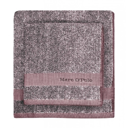 MARC O'POLO Melange Aubergine / Lavender Mist Waschhandschuh 16 x 22 cm