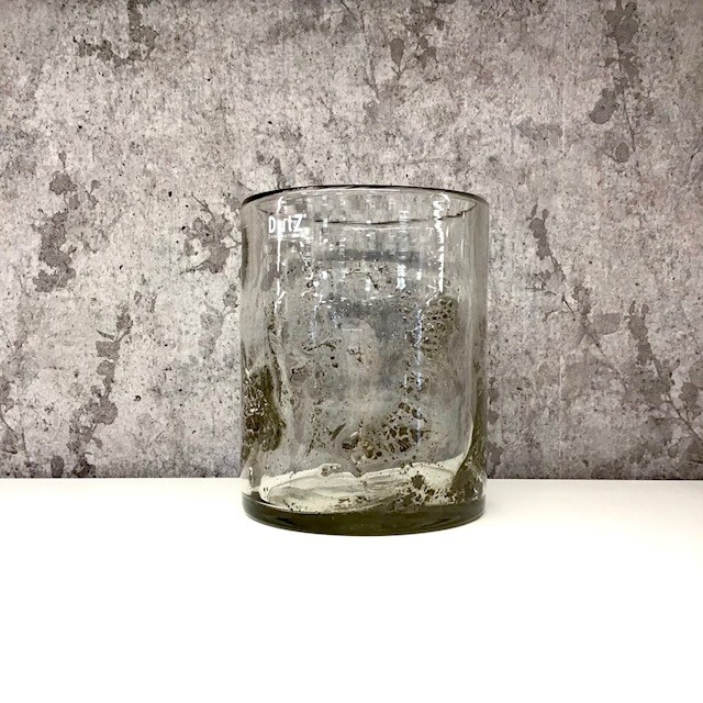 DutZ Vase - Cylinder Metallchips 25 cm