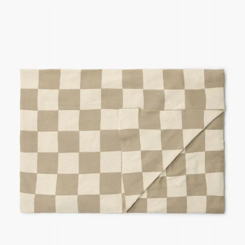 Marc O'Polo Plaid Rykki Dark Sand 150 x 200 cm