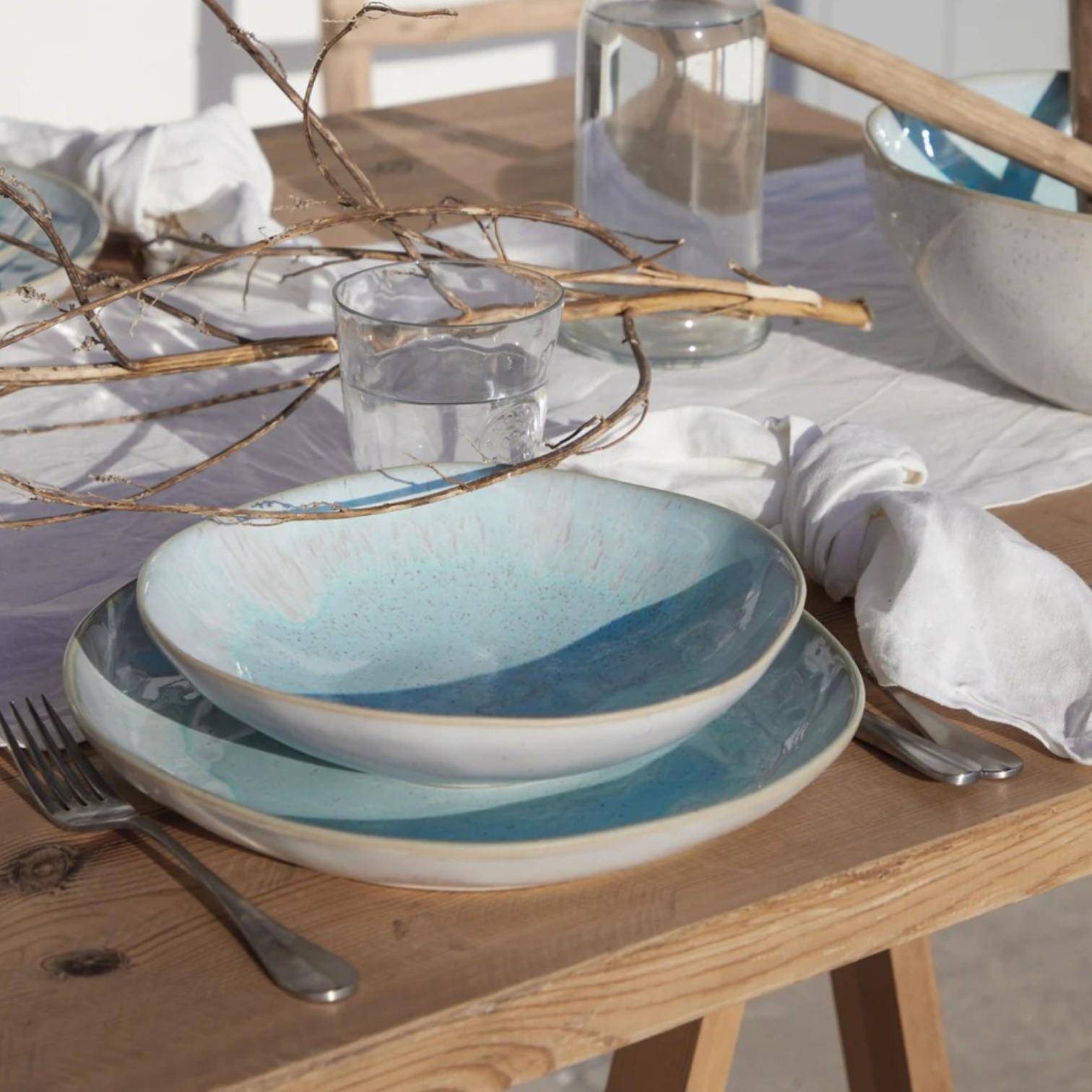 Casafina by COSTA NOVA Speiseteller Eivissa 28 cm Sea Blue