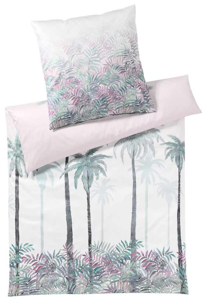 Elegante Bettwäsche California 200 x 200 in Pink
