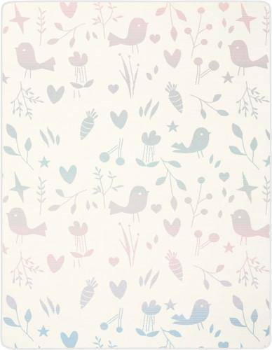 Biederlack Babydecke Lovely & Sweet Birdies 75 x 100 cm