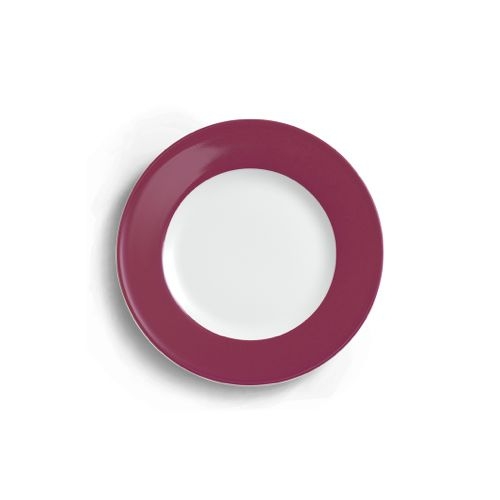 Dibbern Solid Color Teller flach 21 cm himbeere