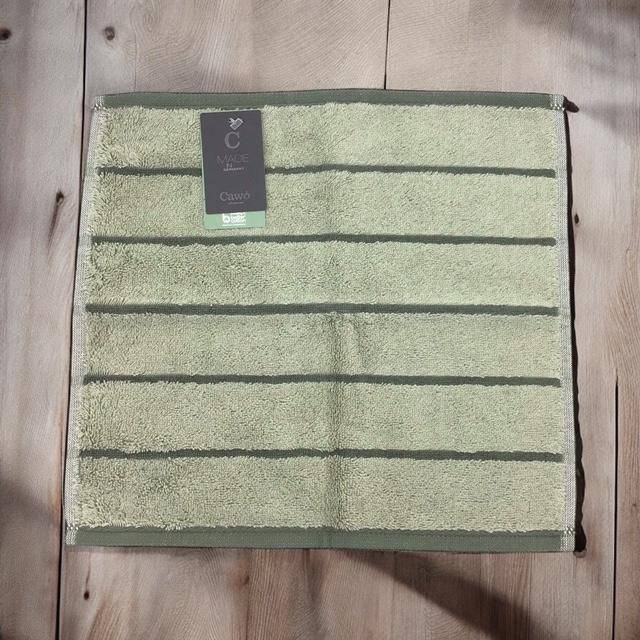 Cawö Frottiertuchserie Balance Doubleface 6232 Wasabi Seiflappen 30 x 30 cm
