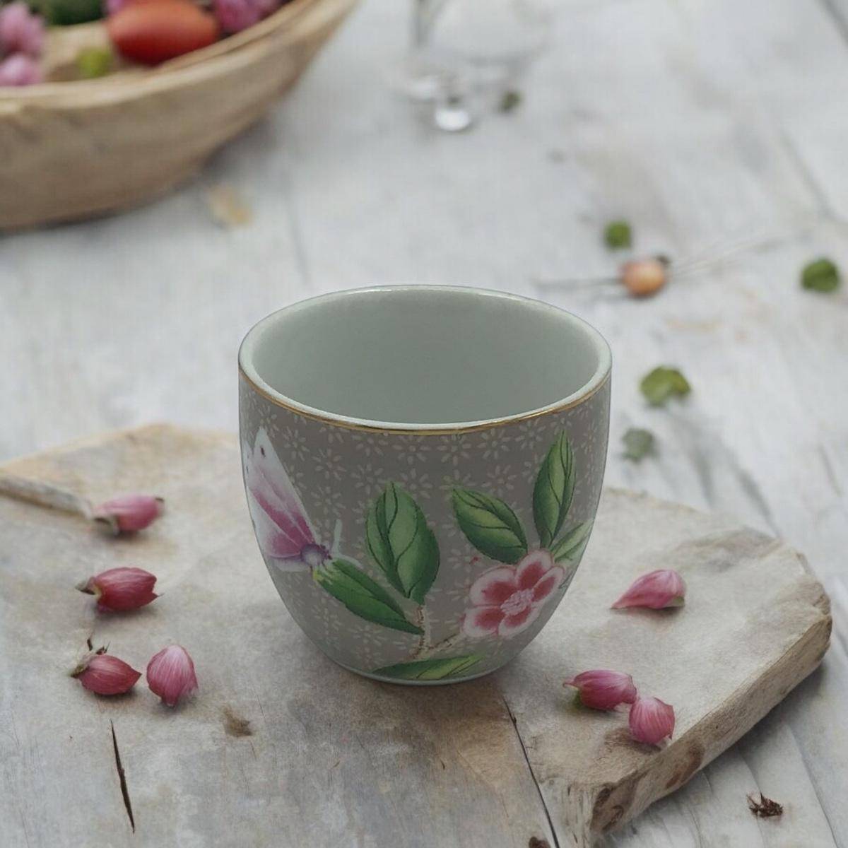 PiP Studio Blushing Birds Eierbecher Khaki