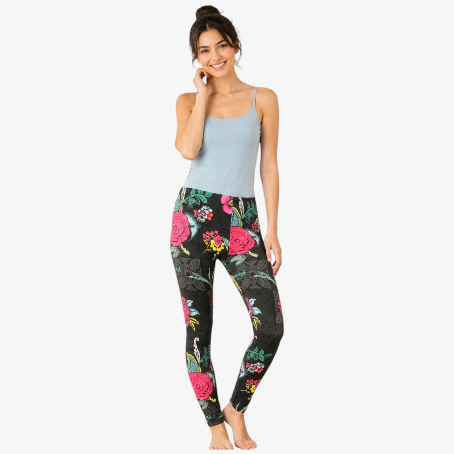 Desigual Legging B&W Luxury Stripes M