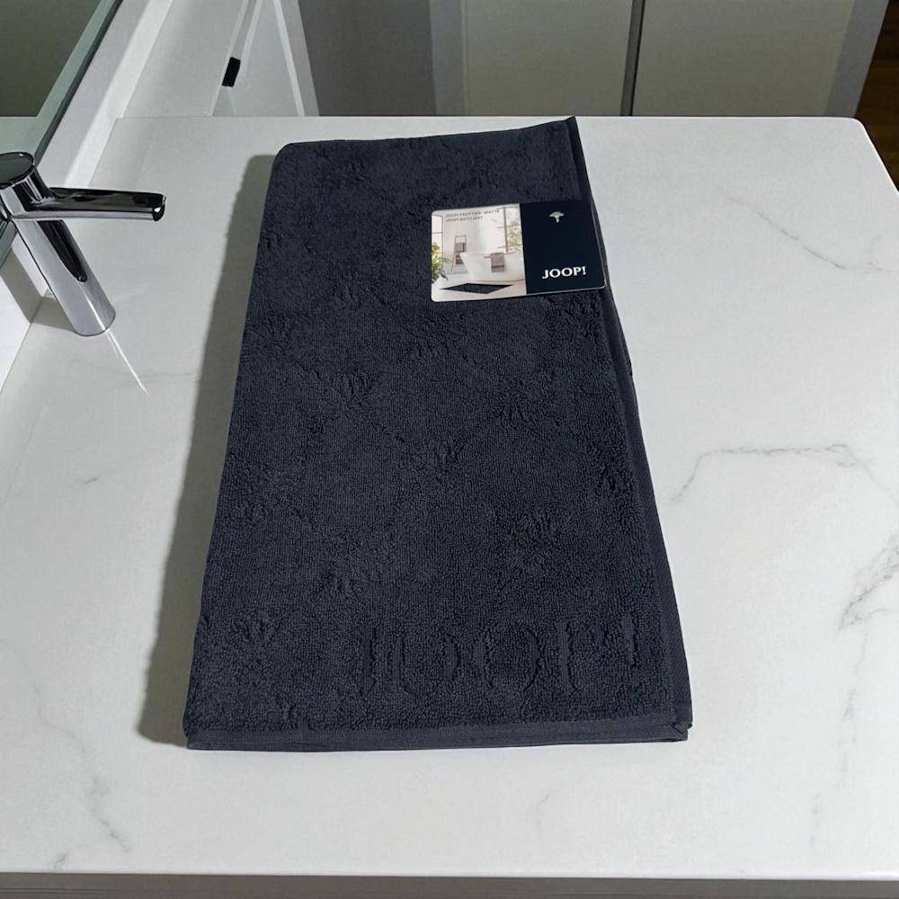 JOOP! Frottiertuchserie Uni Cornflower 1670 Badematte/Duschvorlage Schwarz