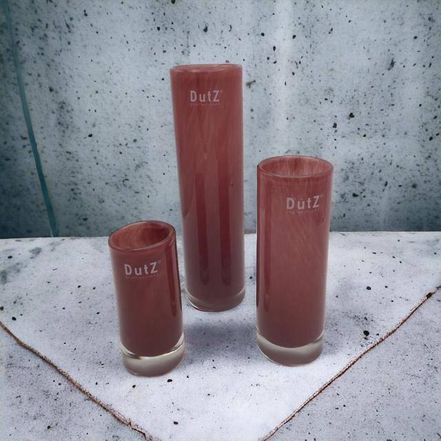 DutZ Vase - Cylinder Cranberry 18 cm