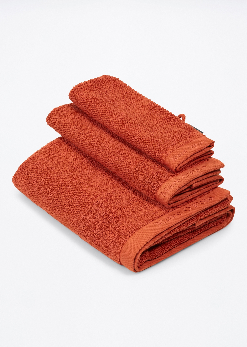 MARC O'POLO Timeless Uni Burnt Orange Handtuch 50 x 100 cm