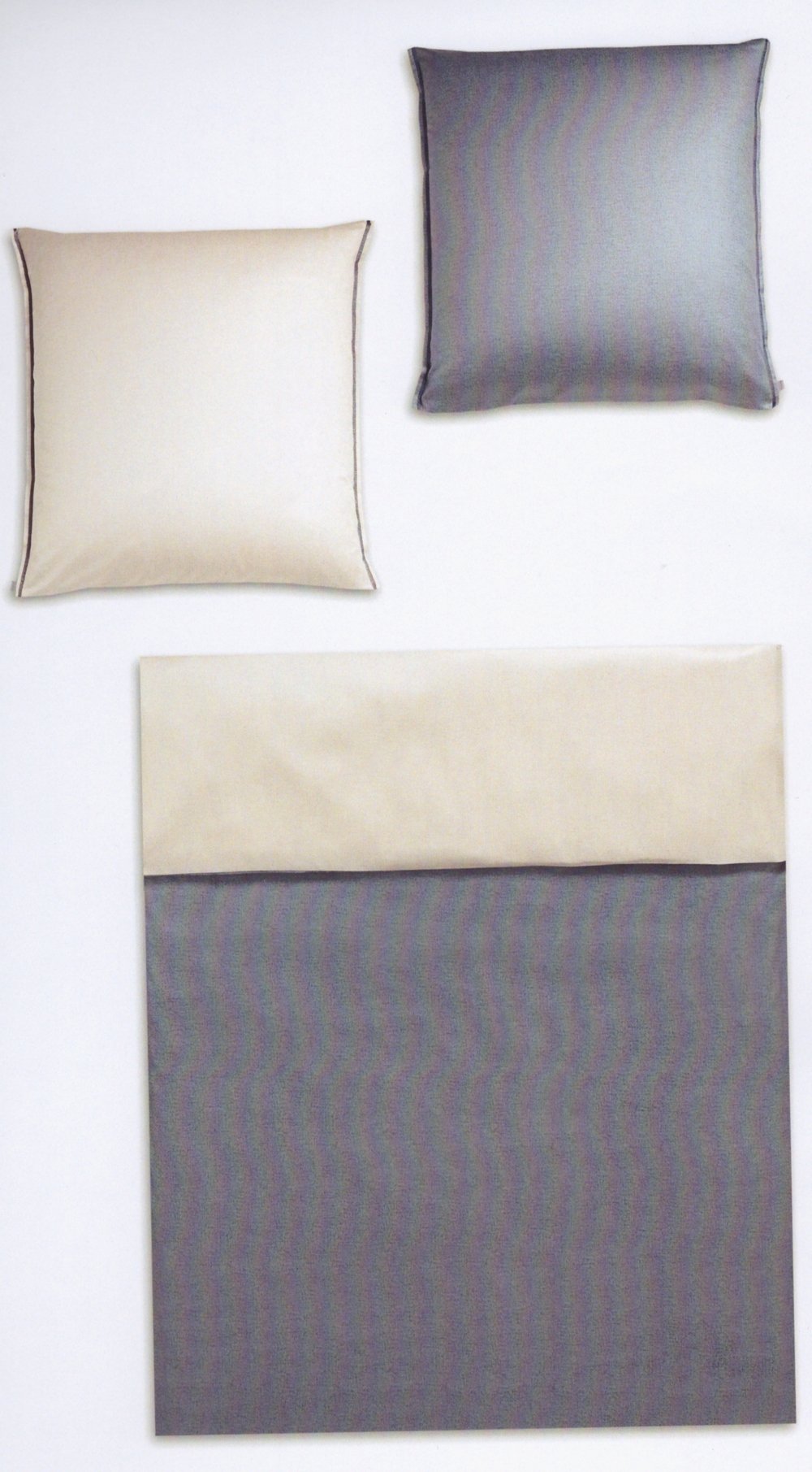 Covered Bettwäsche Plain Smoky Blue 135 x 200 cm