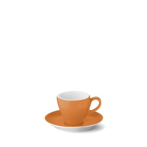 Dibbern Solid Color Espressotasse Classico orange (Untertasse)
