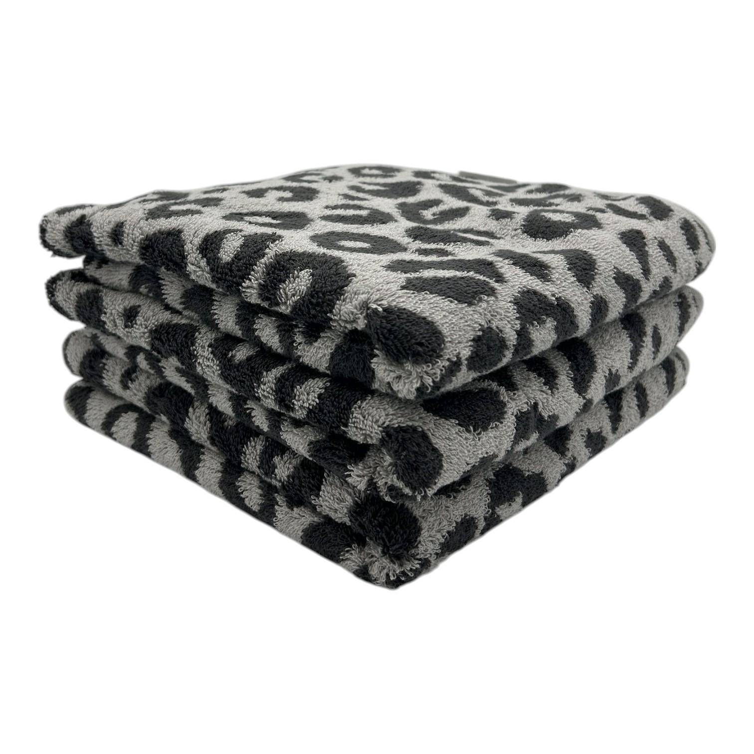 Cawö Frottiertuchserie Two-Tone Leo 540 Gästetuch in Basalt 30 x 50 cm