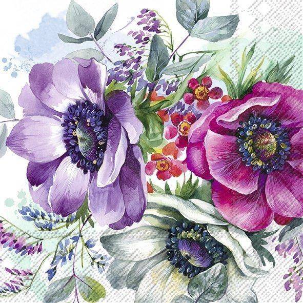Ihr Cocktail Serviette Nora Bunch 25 x 25 cm