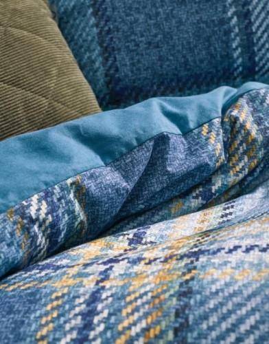 Essenza Flanell Bettwäsche Beau Blue 155 x 220 + 80 x 80 cm Essenza Flanell Bettwäsche Beau Blue 155 x 220 + 80 x 80 cm