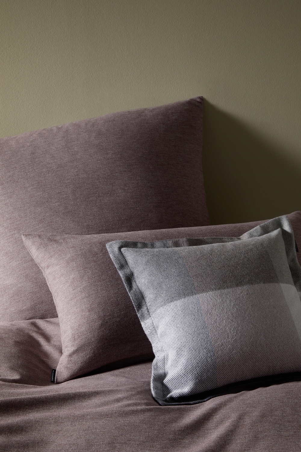 Baldessarini Flanell Bettwäsche Glaw Rosa/Weiß 200 x 200 cm