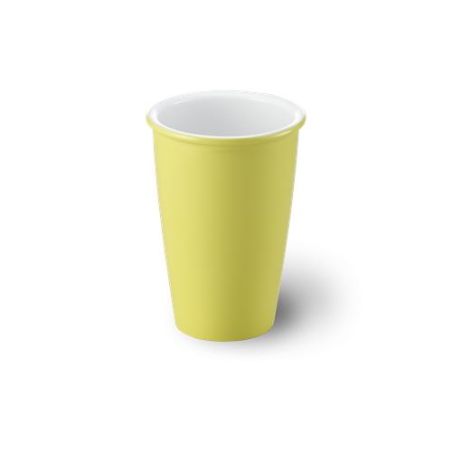 Dibbern Solid Color Coffee To Go Becher 0,35l in Zitrone (Auslauffarbe)